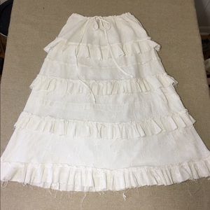 Matty M farmhouse style skirt. 100% cotton